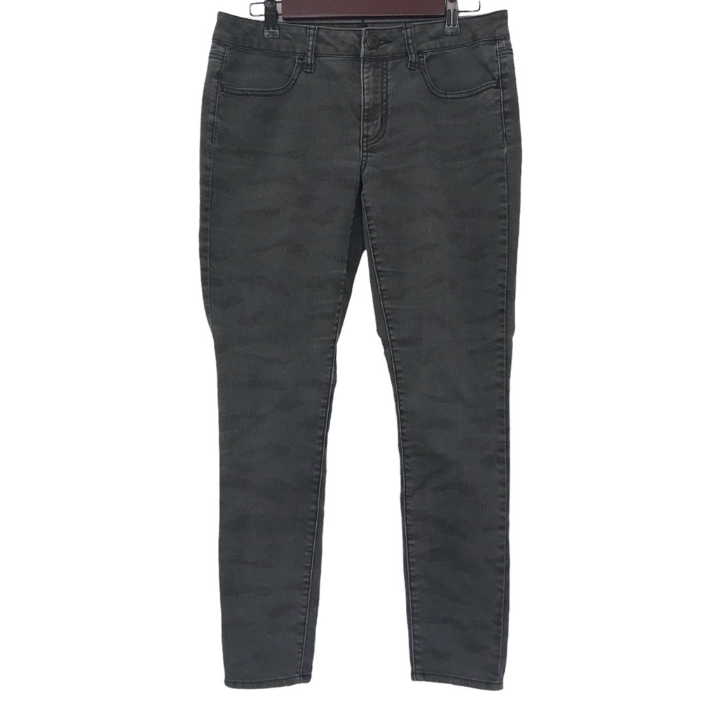 American Eagle Outfitters AEO Women’s Jegging Stretch Size 8 Camo Gray Black